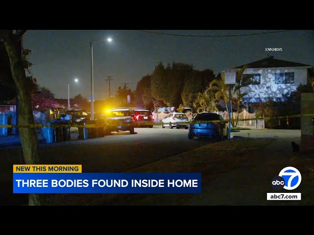 ⁣3 found stabbed to death in Baldwin Park home