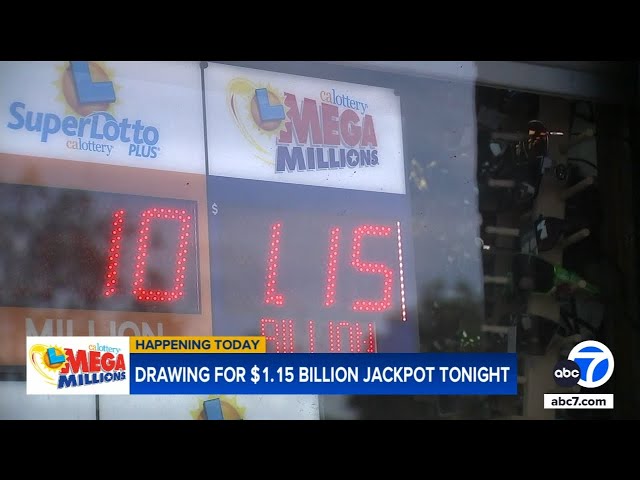 ⁣Friday's Mega Millions drawing is worth an estimated $1.15 billion