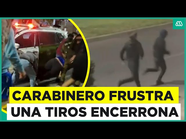 ⁣Carabinero de civil frustra encerrona: Cinco delincuentes intentaban robarle a una mujer