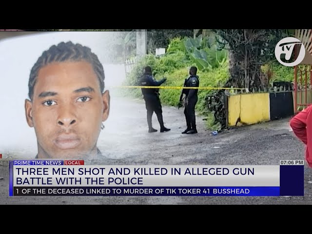 ⁣3 Men Shot and Killed in Alleged Gun Battle with the Police | TVJ News