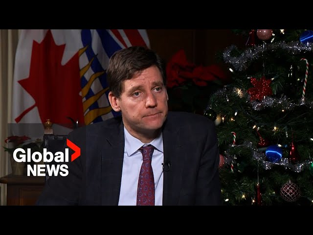 ⁣Year in review: BC Premier David Eby discusses Trump, drug decriminalization and family traditions