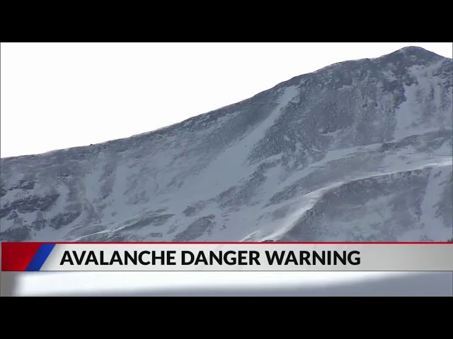 ⁣Officials warn of increased avalanche danger