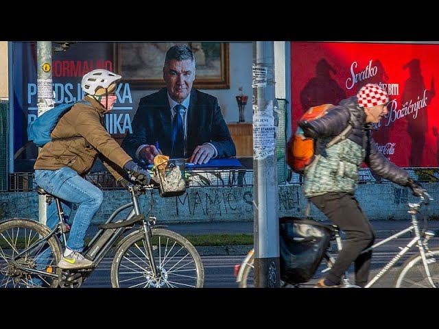 ⁣Croatian presidential election: Milanović faces tough battle for second term