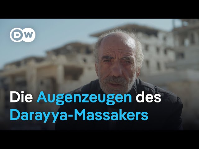 ⁣Syrien: Zeugen berichten über Darayya-Massaker | DW Nachrichten