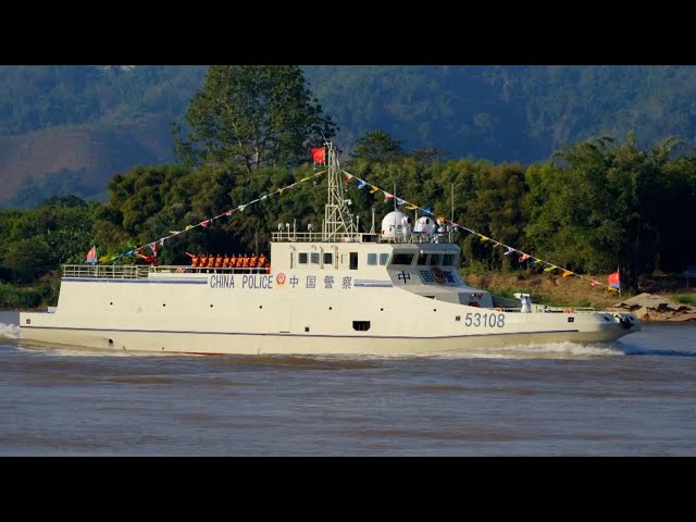 ⁣China, Laos, Myanmar, Thailand hold joint drill to tackle Mekong River crimes