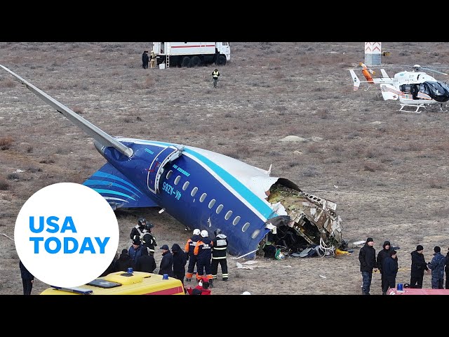 ⁣Azerbaijan Airlines crashed plane experienced 'external interference' | USA TODAY