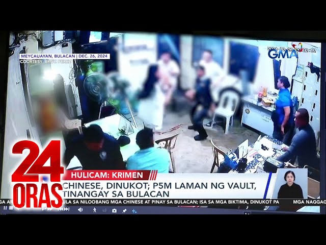 ⁣Chinese, dinukot; P5-M laman ng vault, tinangay sa Bulacan | 24 Oras