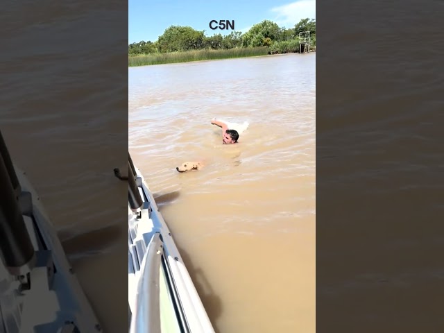 ⁣ASÍ RESCATARON un PERRO en el DELTA