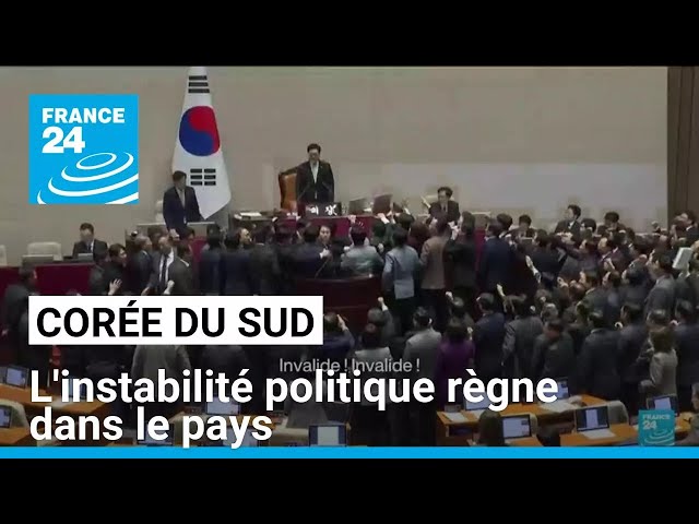 ⁣Corée du Sud : l'instabilité politique règne dans le pays • FRANCE 24