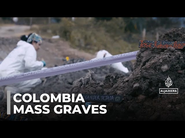 ⁣Colombia mass graves: History of human rights violations unearthed