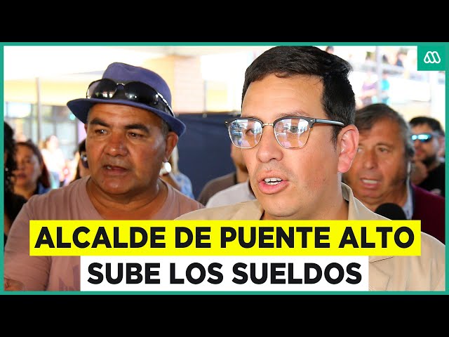 ⁣Alcalde de Puente Alto sube los sueldos de trabajadores municipales