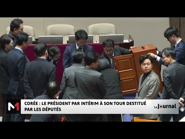 ⁣Corée: le président par intérim à son tour destitué par les députés