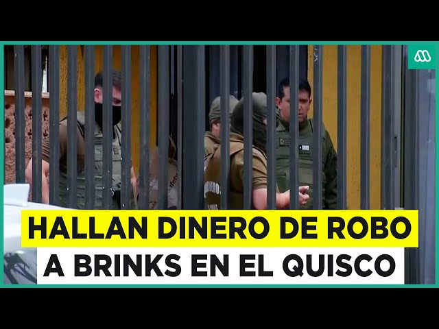 ⁣Robo a Brinks: Hallan maletas con dinero enterradas en casa en El Quisco