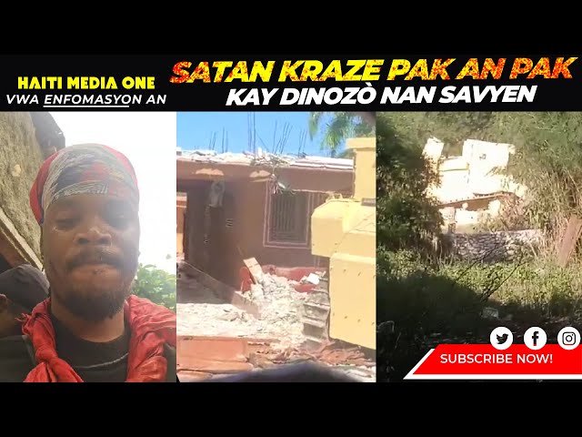 ⁣Satan 3 Kap Kraze Kay Chef Gang Dinozò, Bandi Yo Kouri Kraze Rak, CPT Manje 63 Milyon Goud