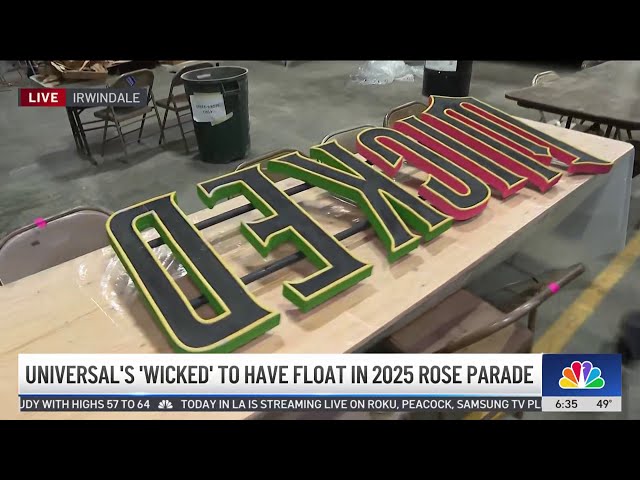 ⁣Universal's 'Wicked' to have float in 2025 Rose Parade