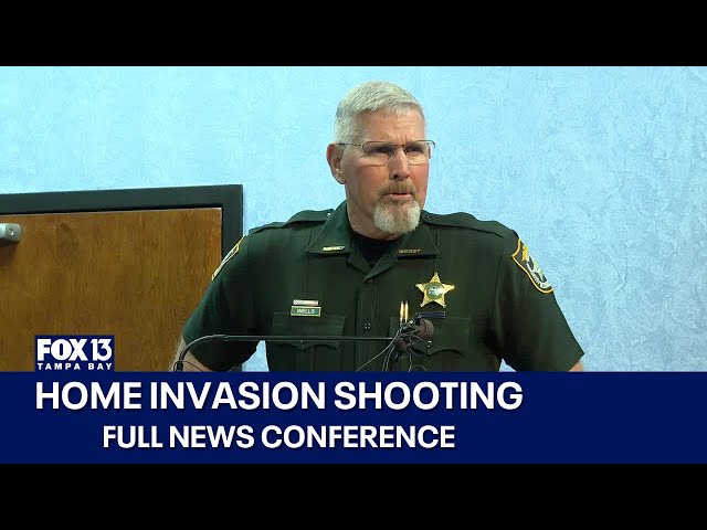 ⁣Full news conference: Deadly home invasion shooting in Manatee County