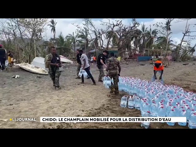 ⁣Chido : le Champlain mobilisé pour la distribution d'eau