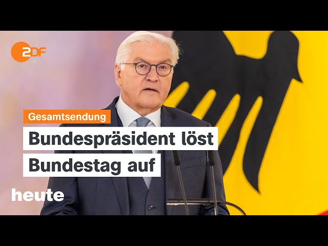 ⁣heute 19 Uhr vom 27.12.24 Neuwahl am 23. Februar, Minderheiten in Syrien bedroht, VW-Datenleck