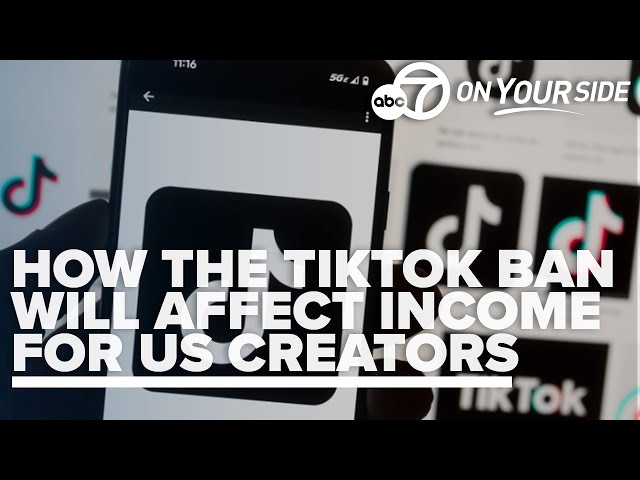 ⁣TikTok ban risks billions in ad revenue and income for US creators