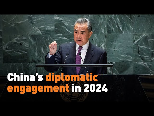 ⁣China’s diplomatic engagement in 2024