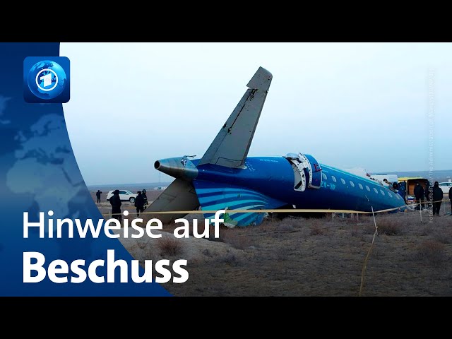 ⁣Flugzeugabsturz in Kasachstan: Hinweise auf Fremdeinwirkung