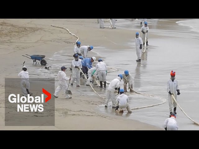 ⁣Peru declares environmental emergency after massive oil spill into Pacific Ocean