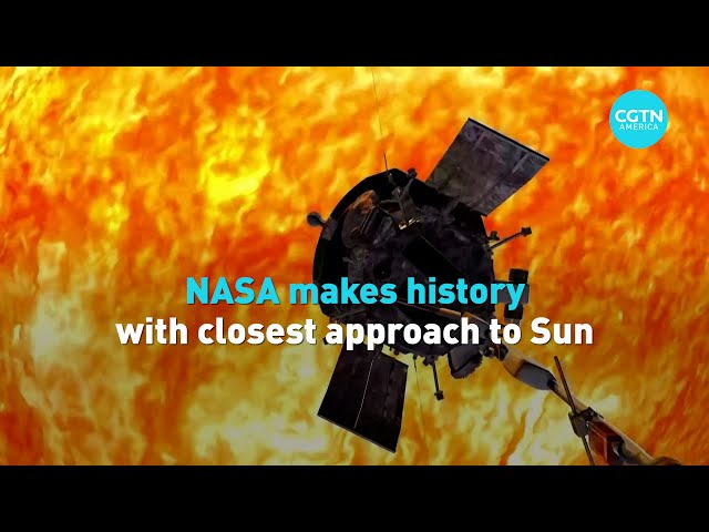 ⁣NASA's Record-breaking dive into the Sun