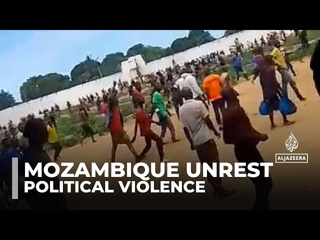 ⁣Mozambique unrest: Capital looted and burned amid political violence