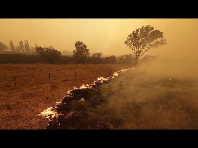 ⁣Cool change eases Victoria bushfire warnings