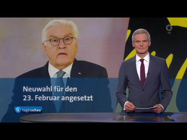 ⁣tagesschau 20:00 Uhr, 27.12.2024