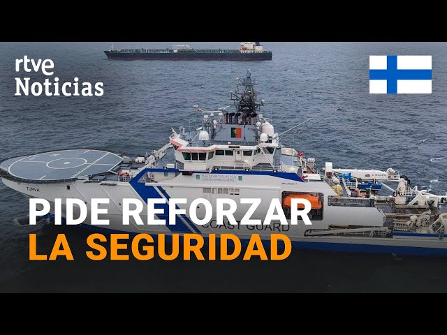 ⁣FINLANDIA: Registra un PETROLERO RUSO sospechoso de DAÑAR cables submarinos en el MAR BÁLTICO | RTVE