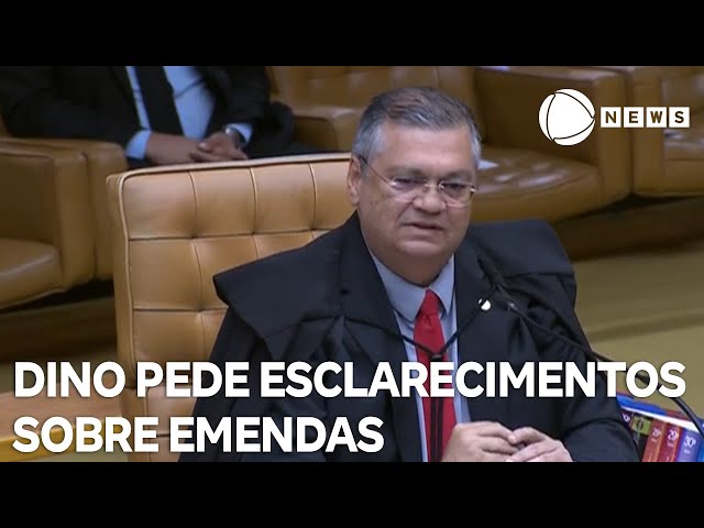 ⁣Flávio Dino pede mais esclarecimentos sobre emendas parlamentaras para a Câmara