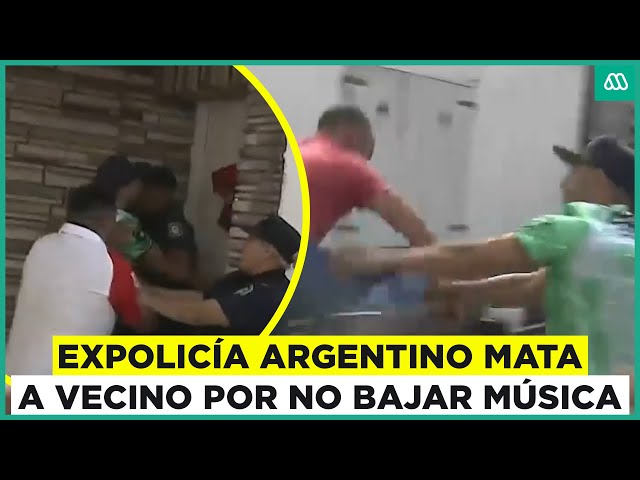 ⁣Expolicía argentino mata a balazos a vecino que no quería bajar la música