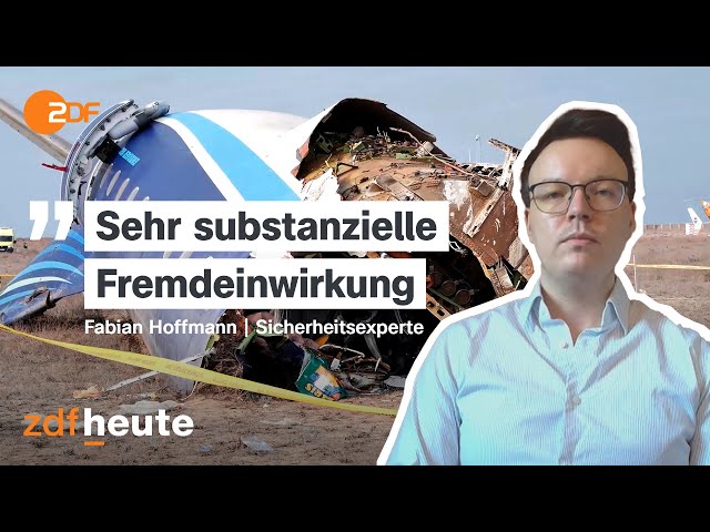 ⁣Flugzeugabsturz in Kasachstan: Hinweise auf russische Rakete