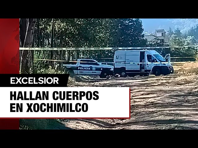 ⁣Hallan cuerpos en cancha de fútbol en Xochimilco CDMX; fueron baleados