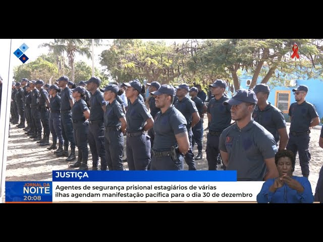 ⁣Agentes de segurança prisional estagiários de várias ilhas agendam manifestação pacífica