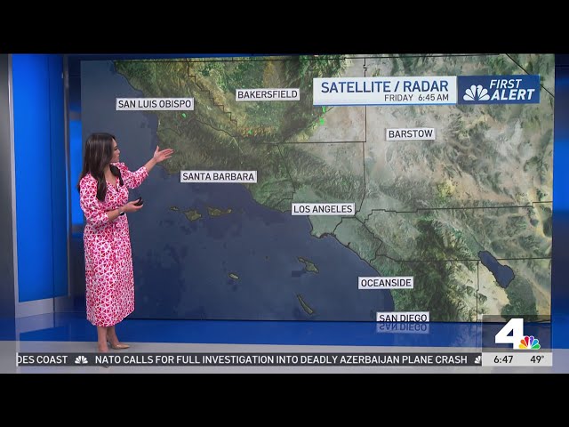 ⁣First Alert Forecast: Dry and cool weather