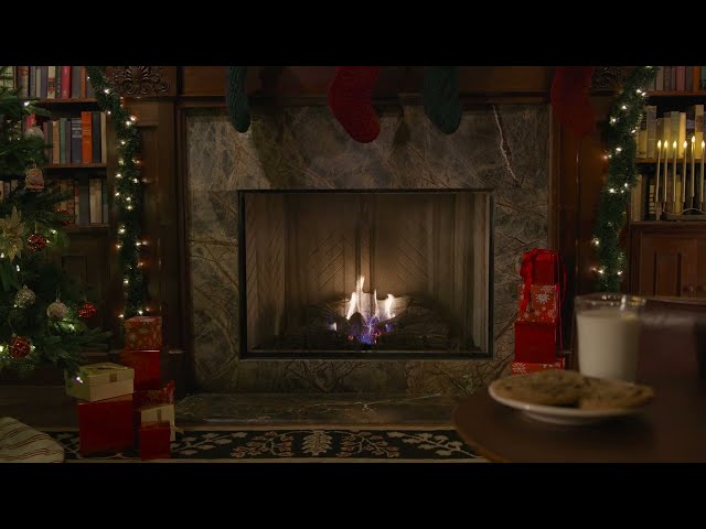 ⁣COZY Winter Fireplace | 6-hr Yule Log Ambience (+ HOLIDAY MUSIC)