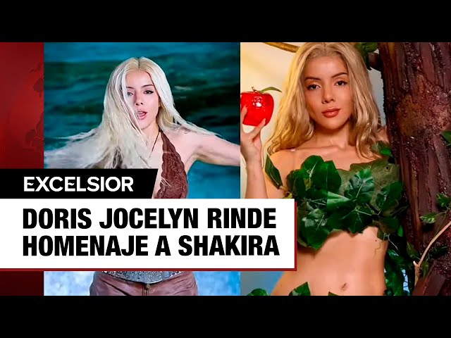 ⁣Doris Jocelyn rinde homenaje a Shakira con un trend viral en TikTok; está conquistando las redes