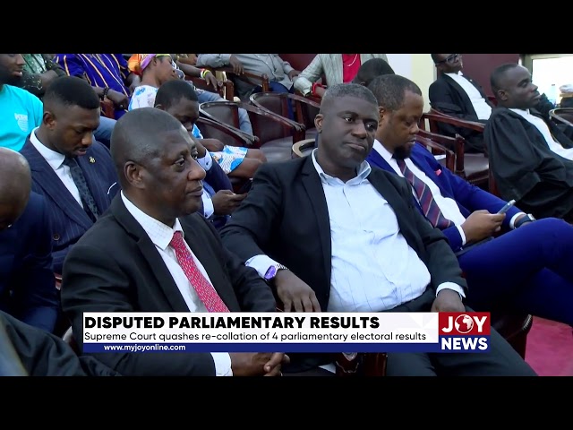 ⁣Disputed parliamentary results: SC quashes re-collation of 4 parliamentary electoral results