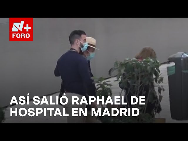 ⁣Primeras Imágenes de Raphael a su salida del hospital tras ser diagnosticado con linfoma cerebral