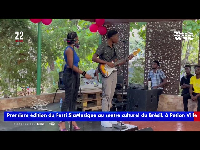 ⁣Première édition du Festi SlaMusique au centre culturel du Brésil, à Petion Ville