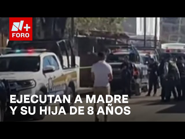 ⁣Madre e hija de 8 años son asesinadas a balazos afuera de tienda de autoservicio en Chiapas