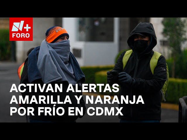 ⁣Activan doble alerta por bajas temperaturas en CDMX - Noticias MX