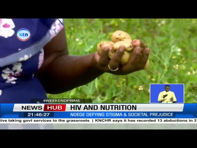 ⁣HIV & Nutrition: Celestine Ndege a Mother Of 4 embrace organic farming