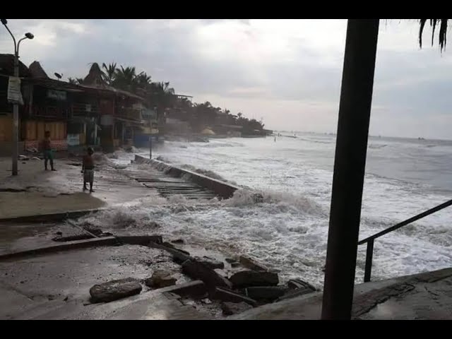 ⁣Piura: Maretazo en playas de Máncora genera preocupación en los ciudadanos