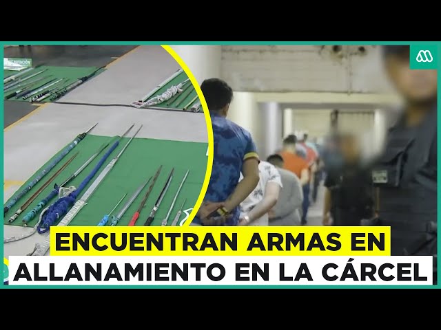 ⁣Balance de allanamiento en cárceles: Decomisan armas artesanales