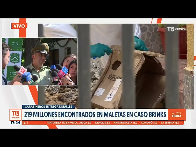 ⁣Caso Brinks: Carabineros entrega nuevos detalles de millonario monto encontrado en el Quisco