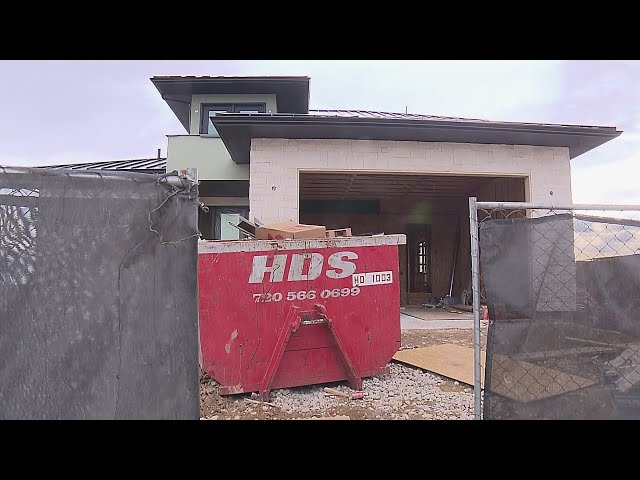 ⁣Construction on some homes continues, 3 years after the Marshall Fire in Colorado