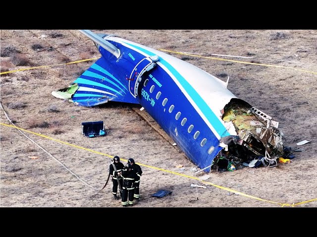 ⁣ÚLTIMA HORA | Rusia habría confundido el avión de Azerbaijan airlines con un dron, según EEUU